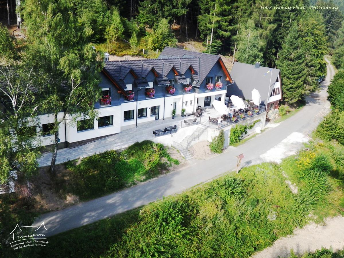Die Triniushuette "Thueringens Schoenste Aussicht" Rauenstein Exteriör bild